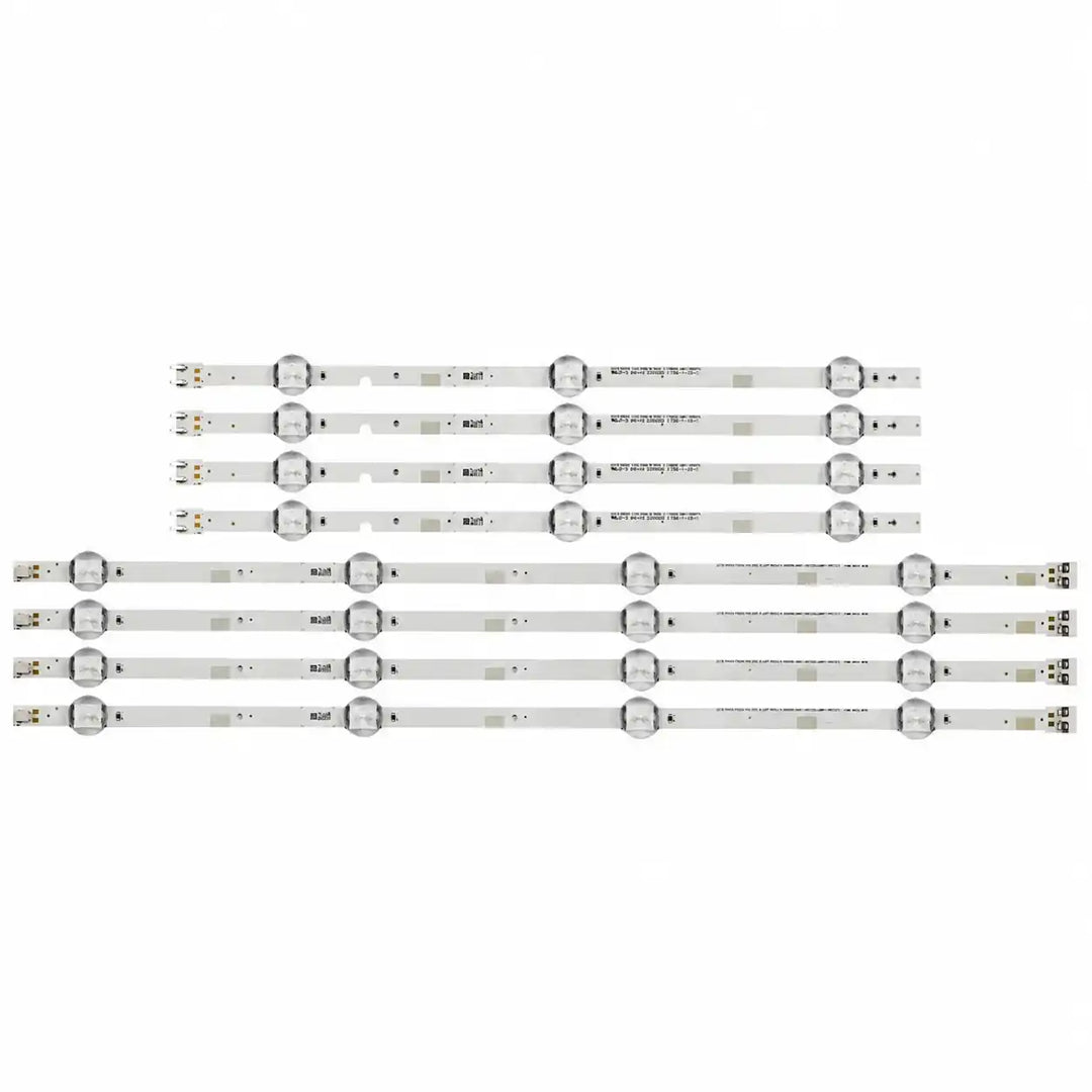Set of LED backlight strips for TV repair and replacement