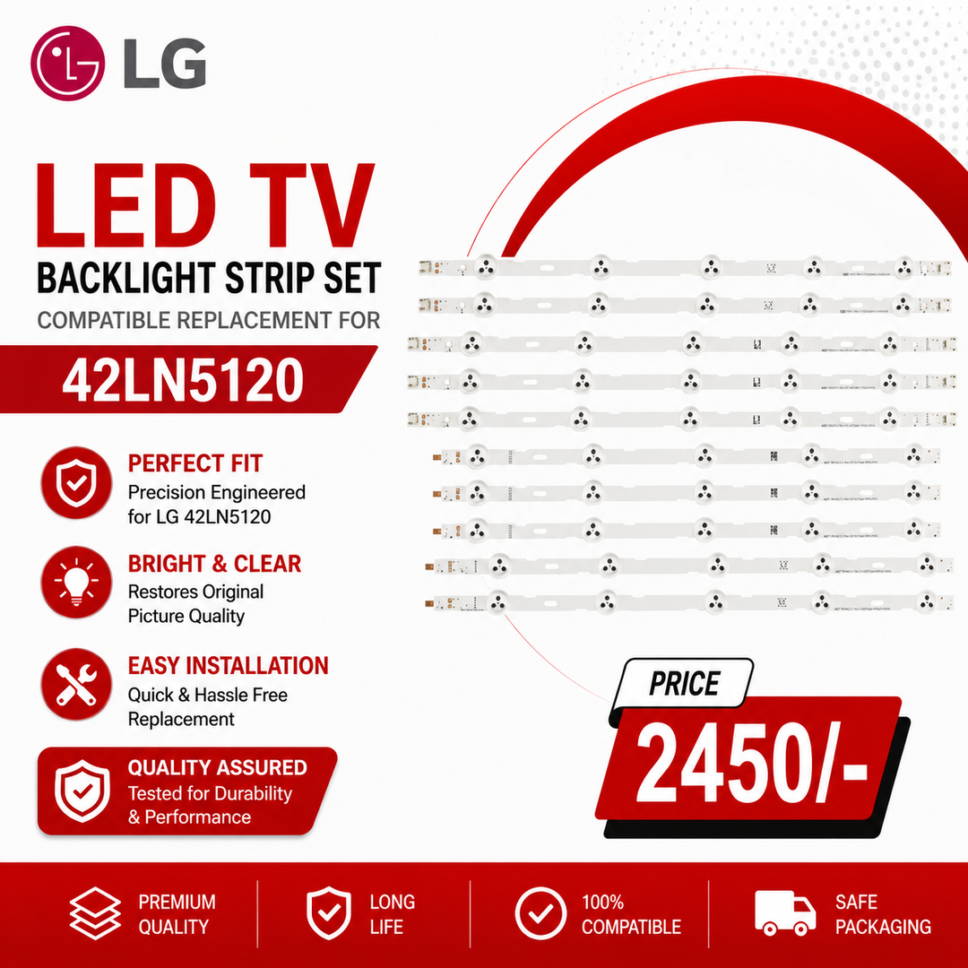 LG 42LN5120 LED TV Backlight Strip Set | Compatible Replacement for 42 Inch LED TV