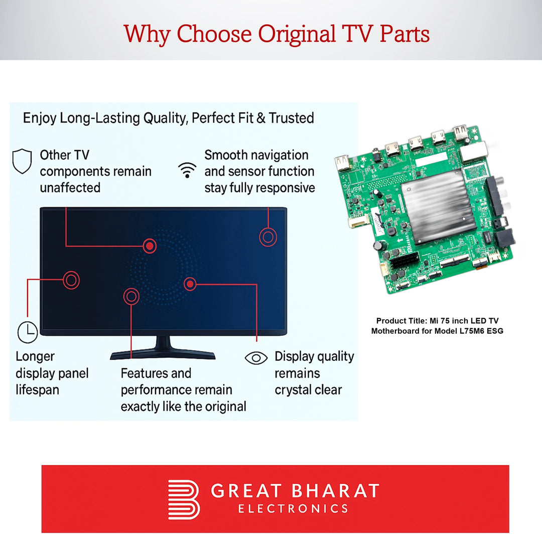 Mi 65 इंच LED TV मदरबोर्ड मॉडल L65M5-5SIN के लिए