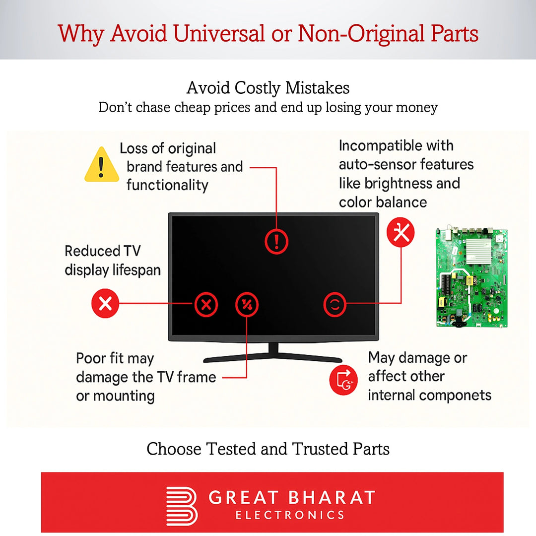 50CA7077 மாடலுக்கான கோடாக் 50 இன்ச் LED TV மதர்போர்டு