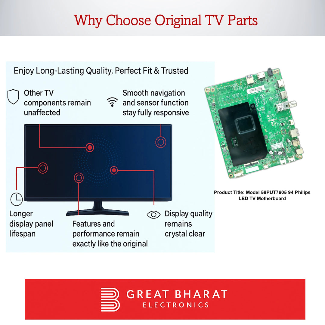 மாடல் 55PUT6103S-94 Philips LED TV மதர்போர்டு