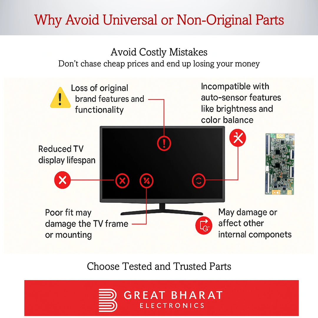 Model 75C2US TCL LED TV T-Con Board