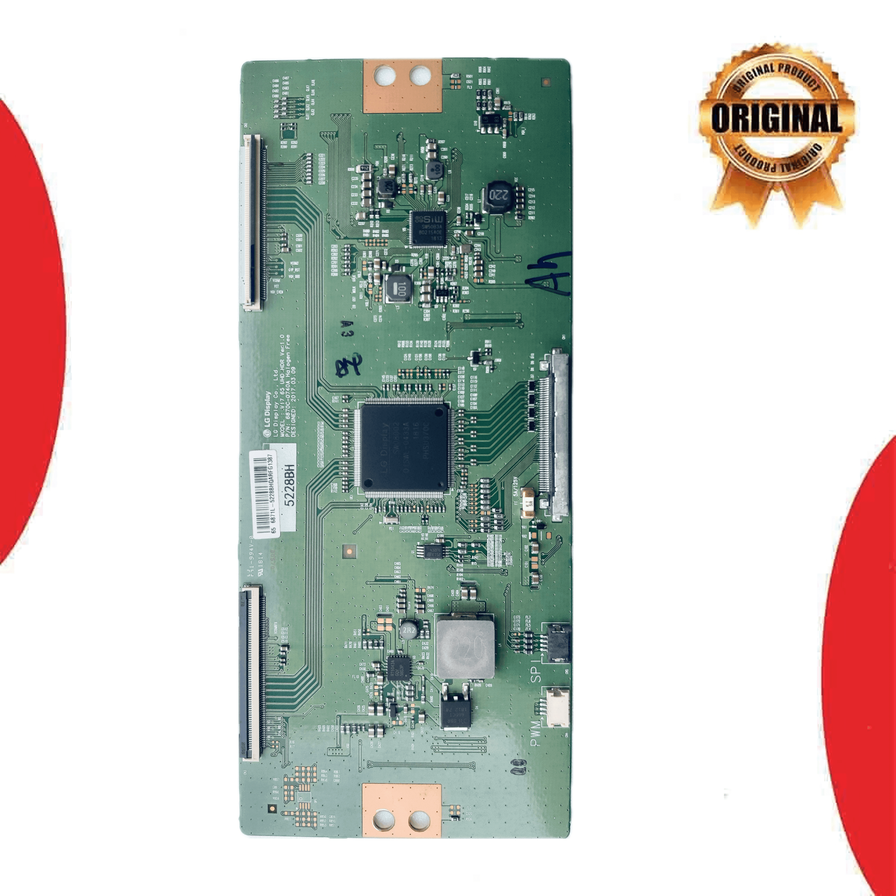 Model VU/S/OAUHD65  VU LED TV T-Con Board