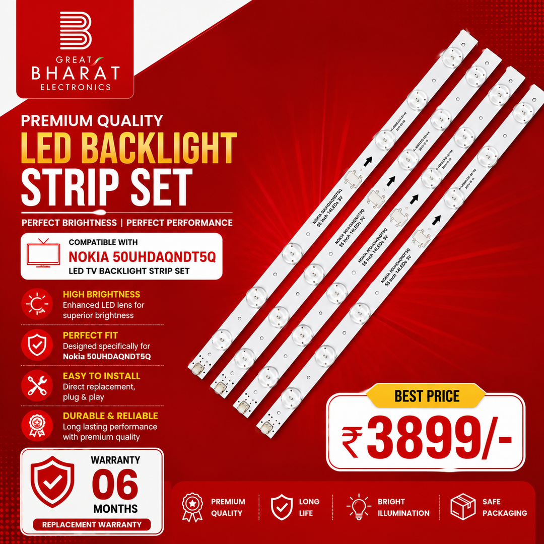 Nokia 50UHDAQNDT5Q LED TV Backlight Strip Set | Compatible Replacement for 50 Inch LED TV