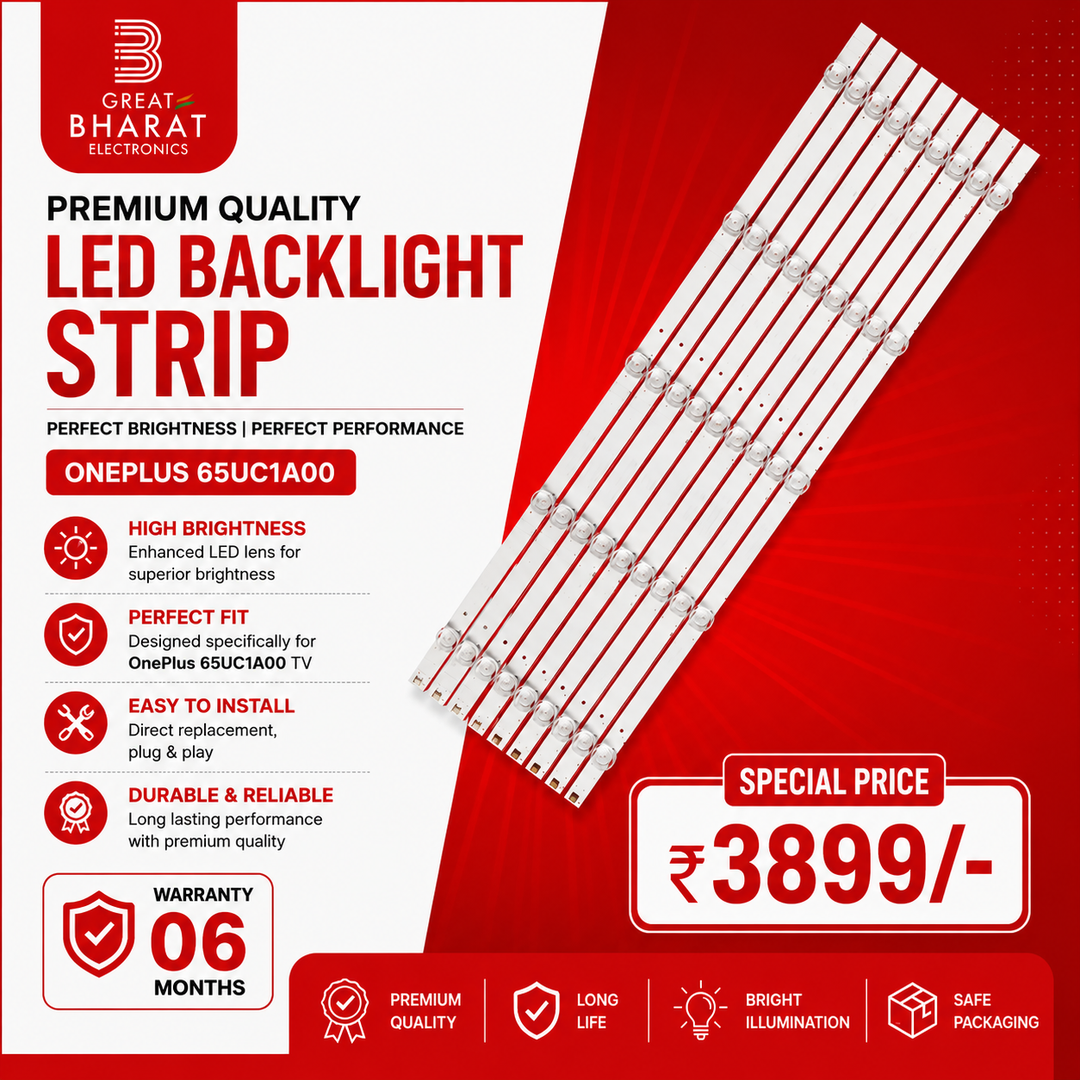 OnePlus 65UC1A00 LED TV Backlight Strip Set | Compatible Replacement for 65 Inch LED TV