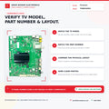 Model TH65EX480DX Panasonic LED TV Motherboard