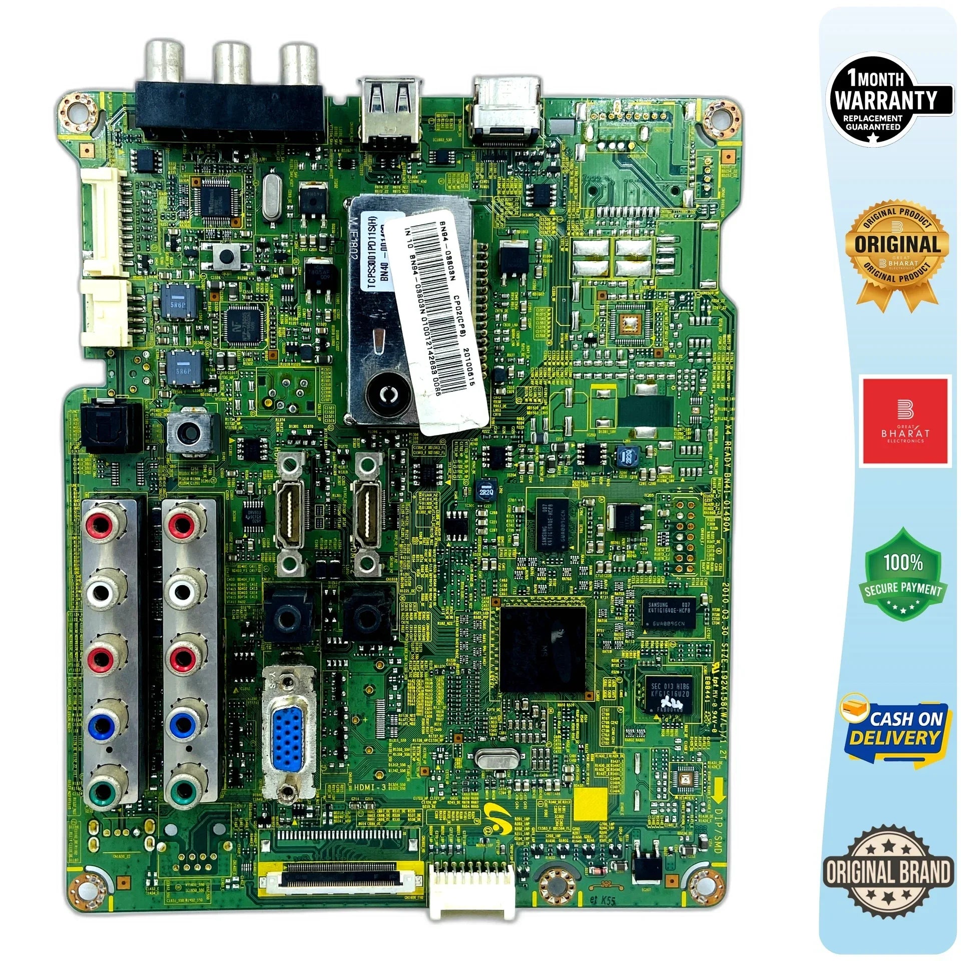 Samsung LA37C530F1R Motherboard – Original Samsung 37 Inch LCD TV Main Board - Great Bharat Electronics