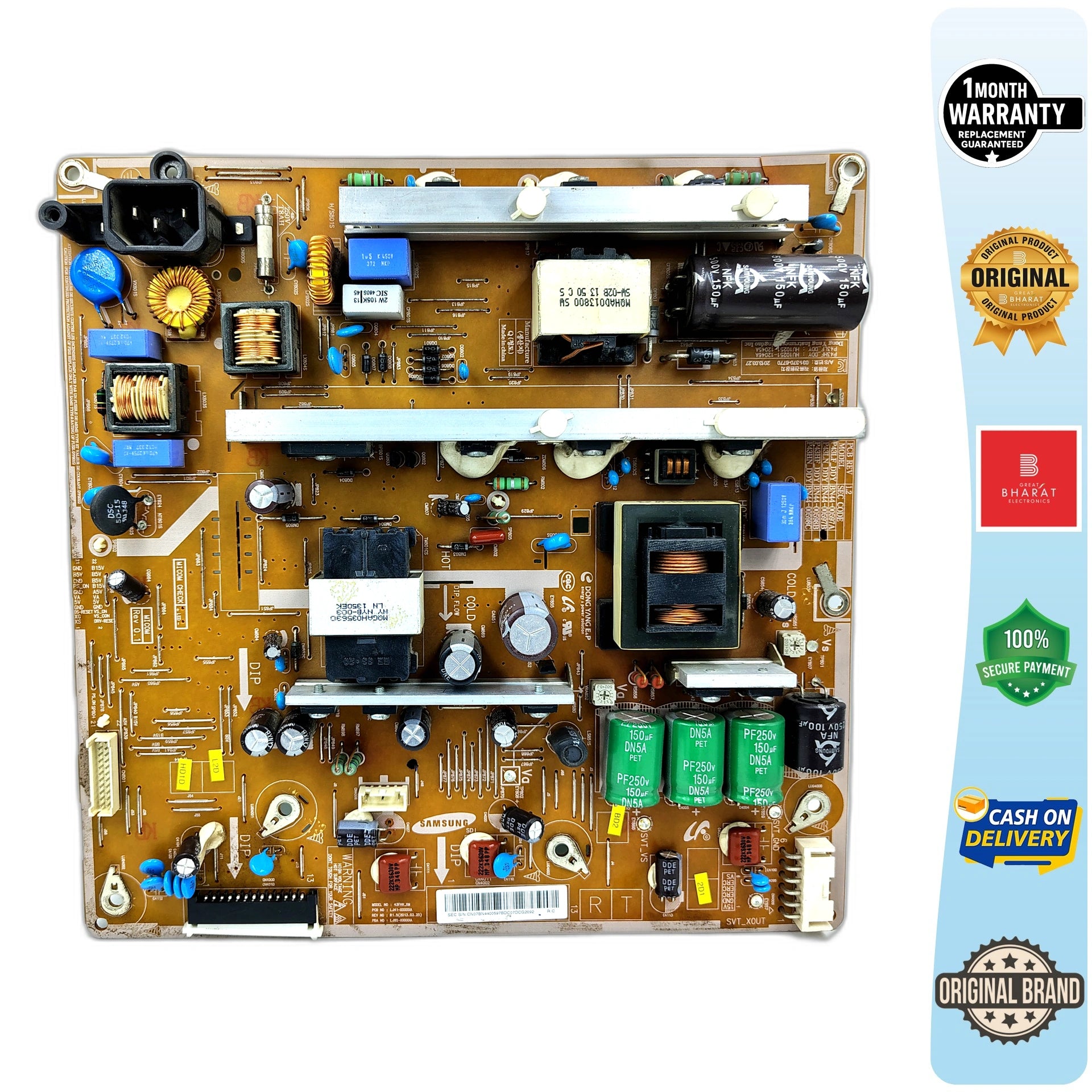 SamsungPLASMATVModelPS43F4100ARPowerSupply_BorderFixed - Great Bharat Electronics