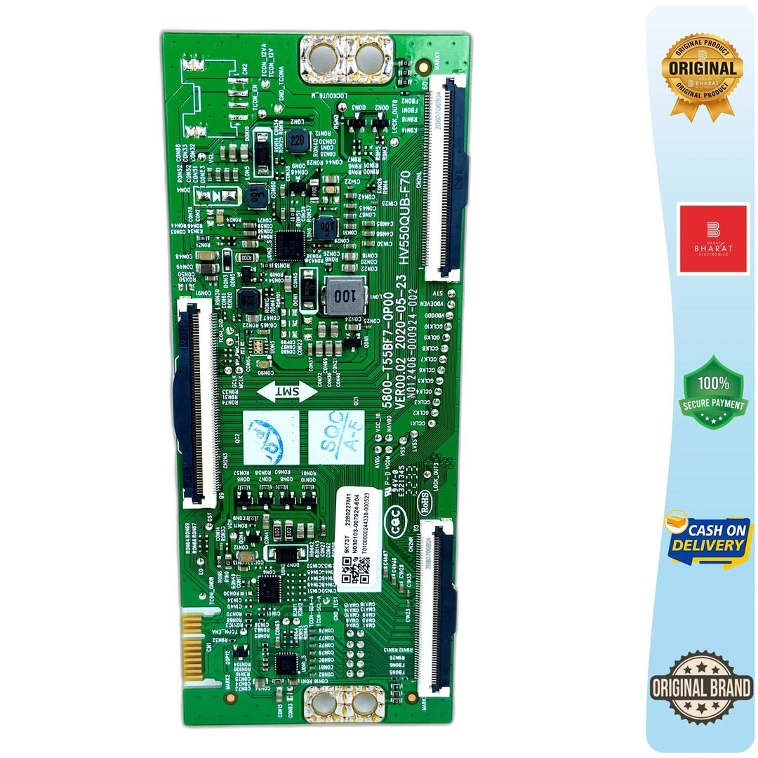 Sens SENS55WGSQLED T-Con Board – Original Sens 55 Inch LED TV Part - Great Bharat Electronics