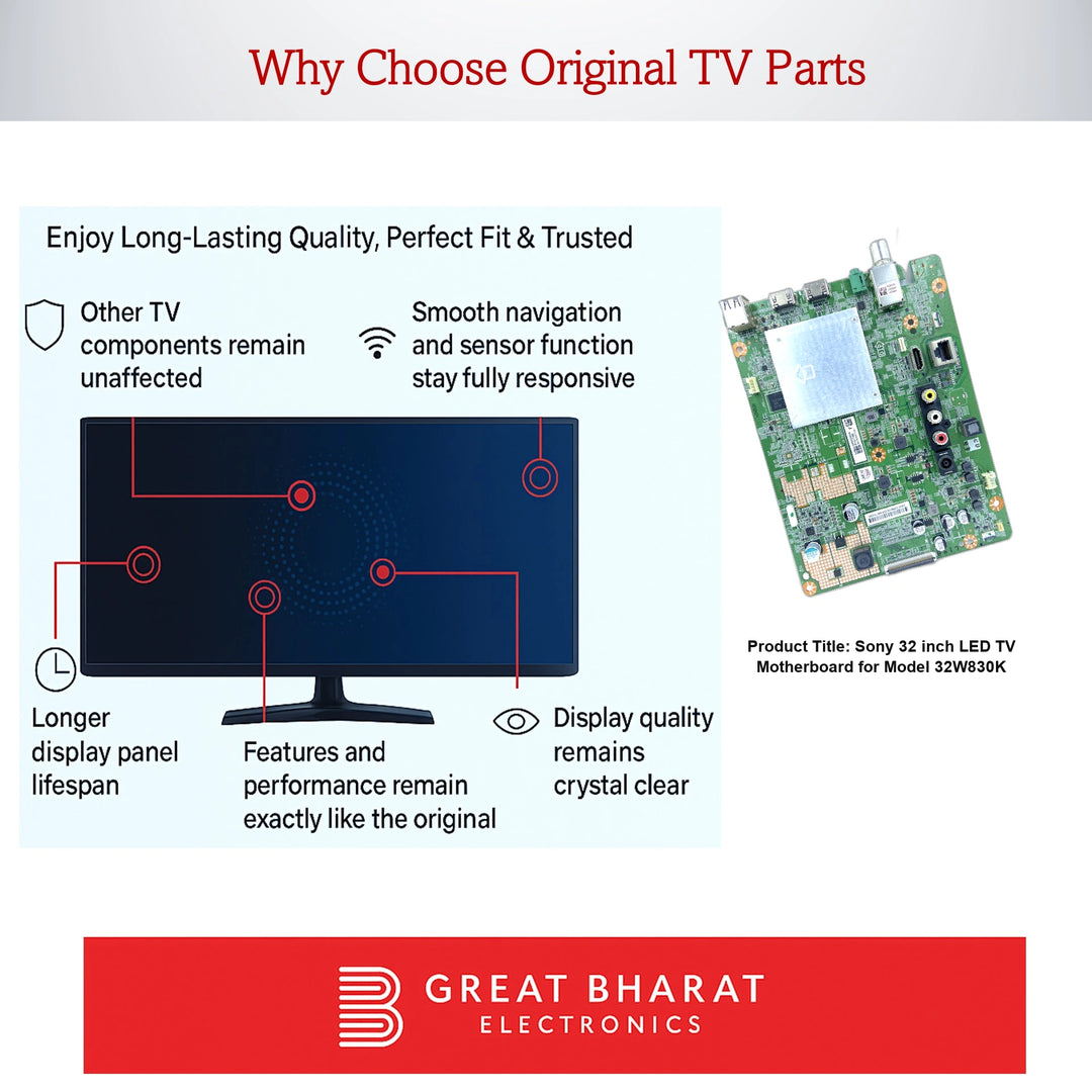 32W622G மாடலுக்கான சோனி 32 இன்ச் LED TV மதர்போர்டு