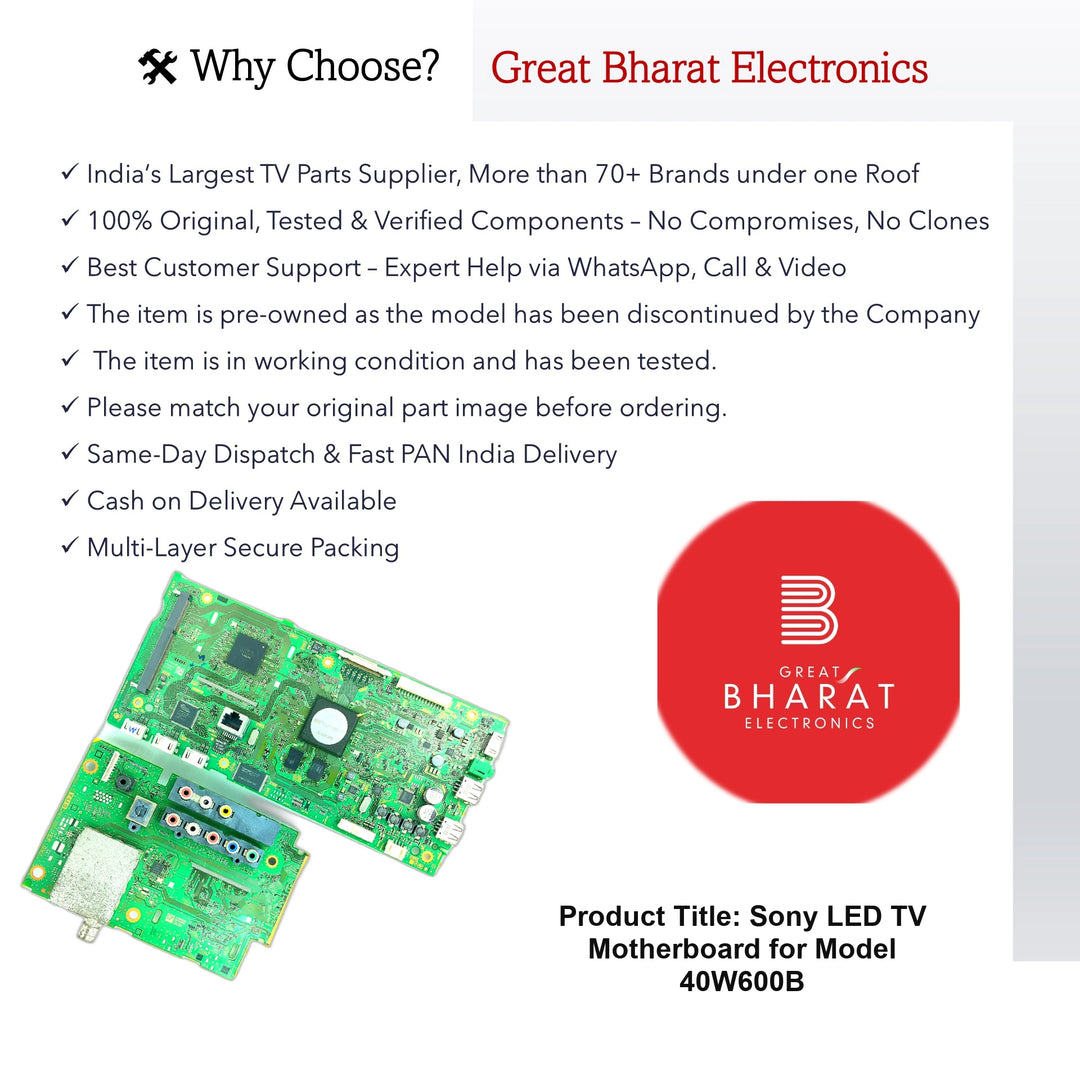 மாடல் 42W700B Sony LED TV மதர்போர்டு