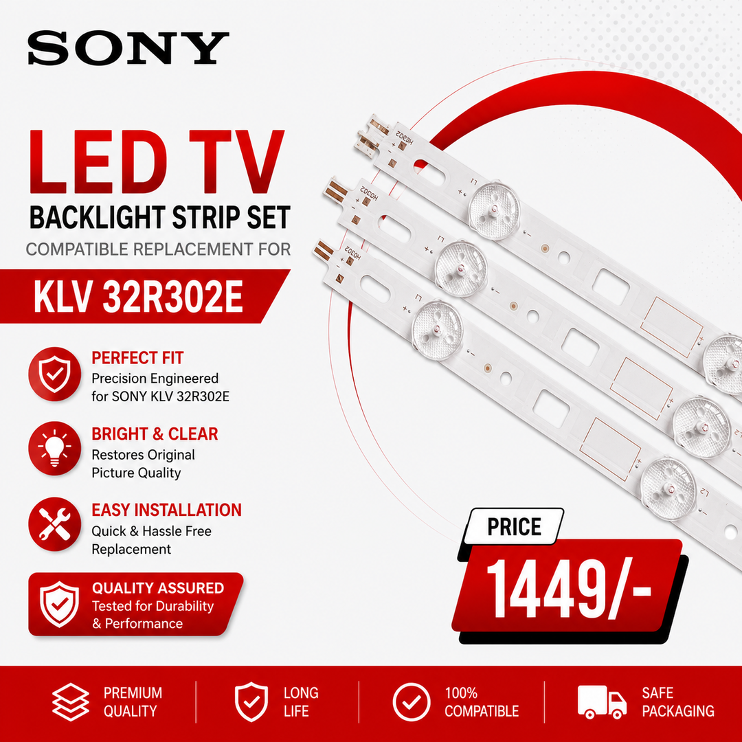 Sony KLV-32R302E LED TV Backlight Strip Set | Compatible Replacement for 32 Inch LED TV