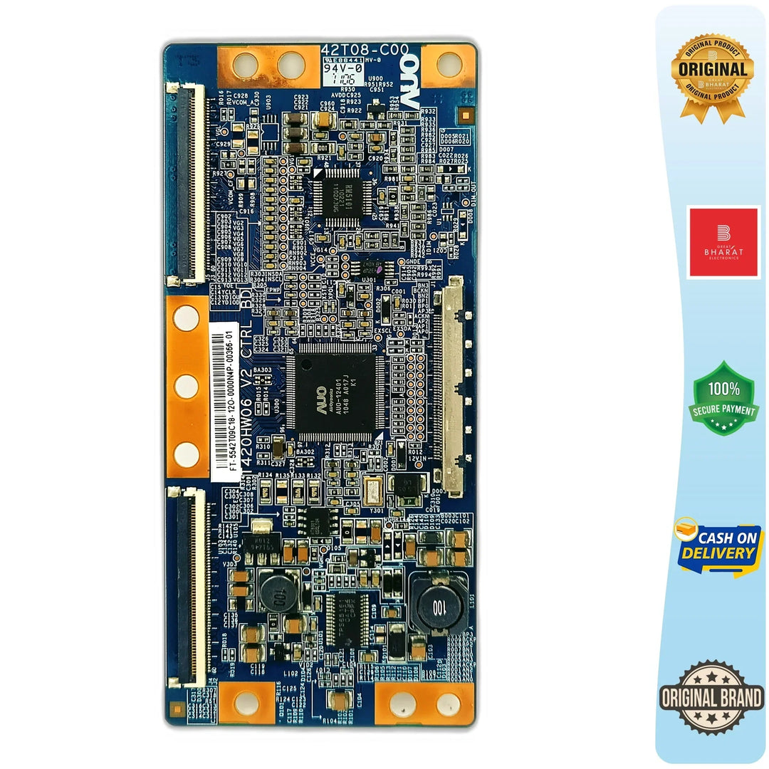 TCL LED42P11 T-Con Board – Original TCL 42 Inch LED TV Part - Great Bharat Electronics