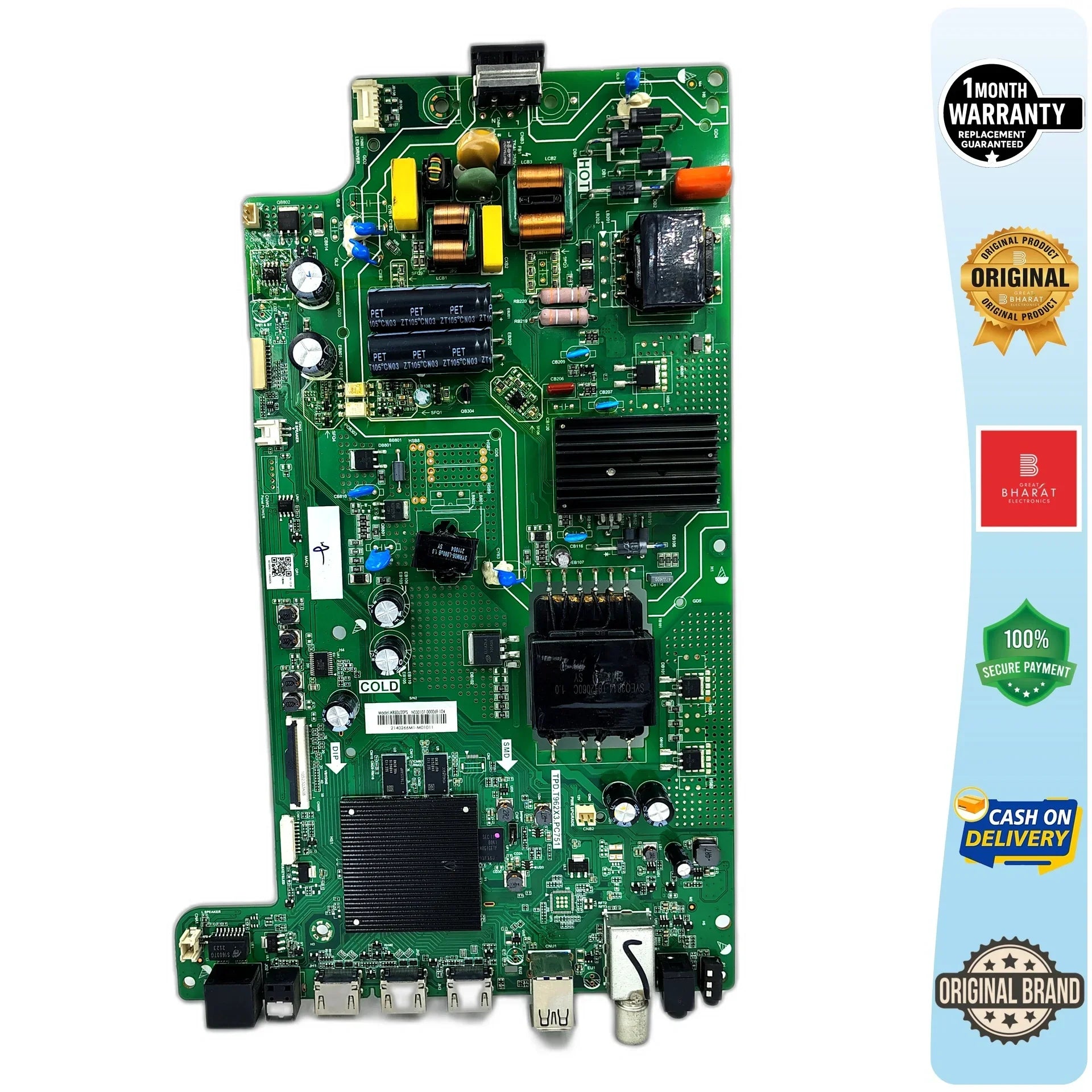Amazon AB50U20PS Motherboard – Amazon 50 Inch LED TV Main Board Replacement - Great Bharat Electronics