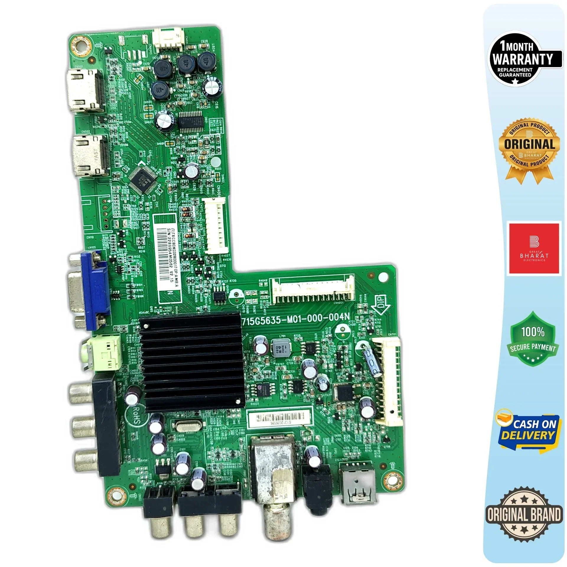 AOC LE40A1330 Motherboard – AOC 40 Inch LED TV Main Board Replacement - Great Bharat Electronics