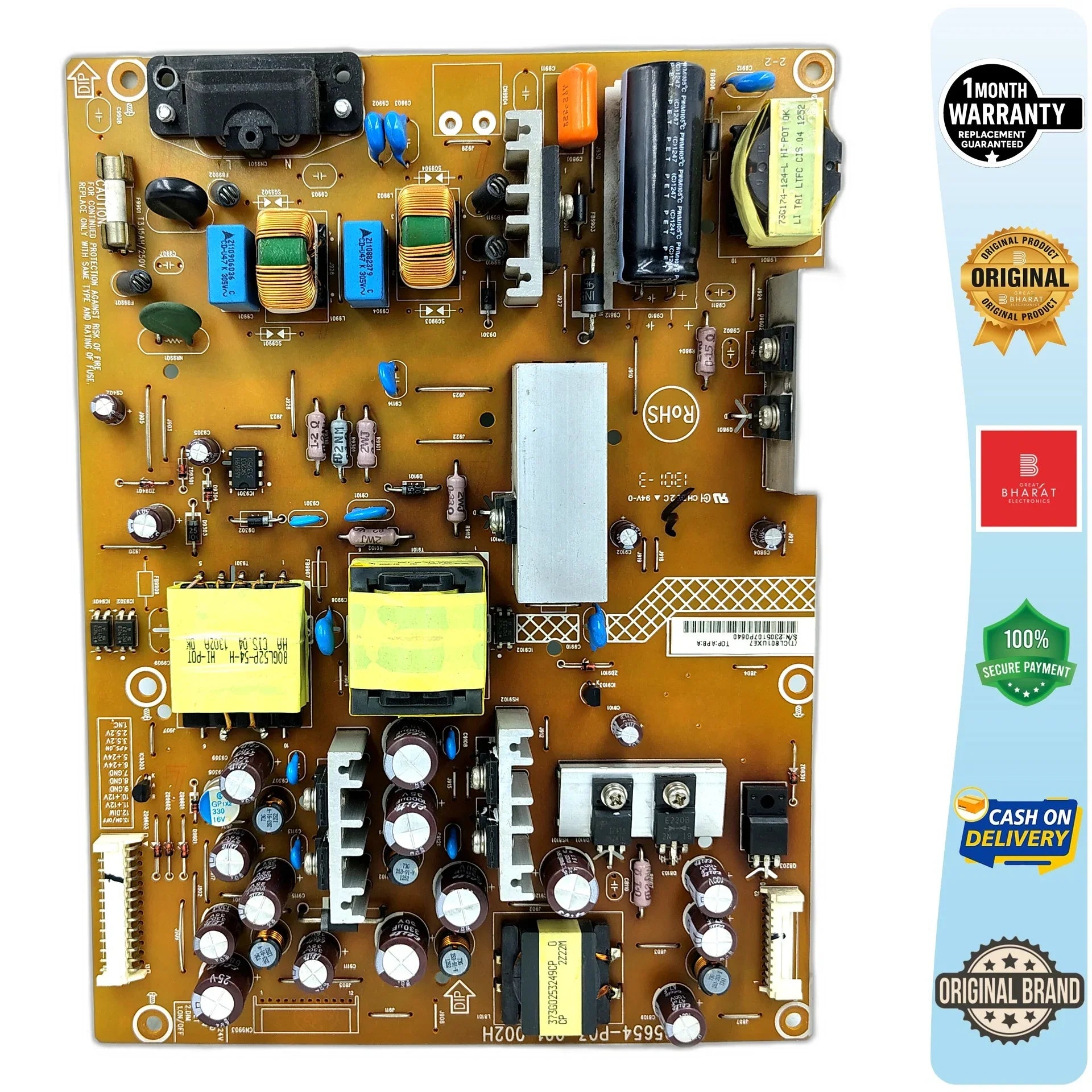 AOC LE40A1330 Power Supply Board – AOC 40 Inch LED TV SMPS Replacement - Great Bharat Electronics