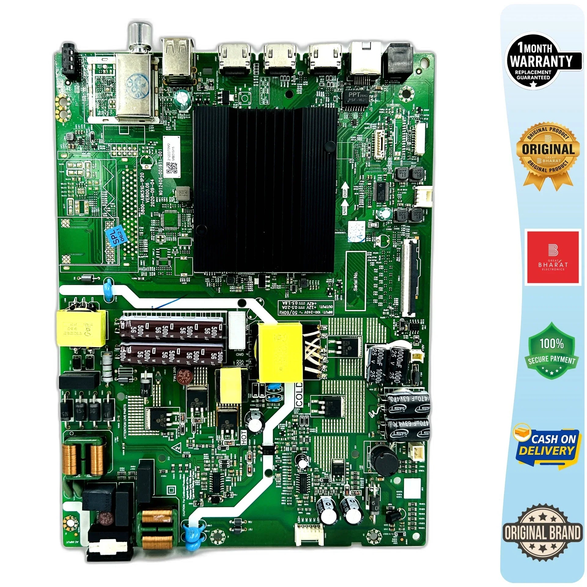 Blaupunkt 43CSA7070 Motherboard – Blaupunkt 43 Inch LED TV Main Board Replacement - Great Bharat Electronics
