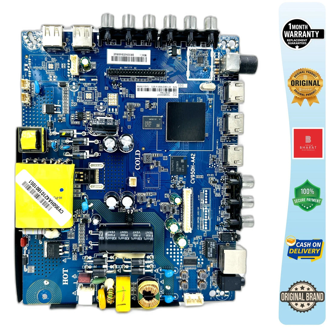 Blaupunkt BLA43AS570 Motherboard – Blaupunkt 43 Inch LED TV Main Board Replacement - Great Bharat Electronics