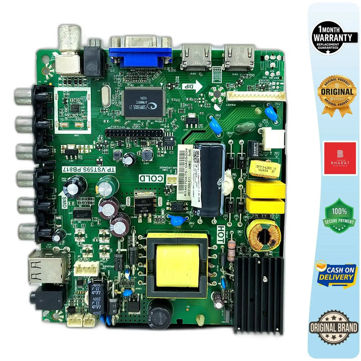 BPL BPL080D51H Motherboard – BPL 32 Inch LED TV Main Board Replacement - Great Bharat Electronics