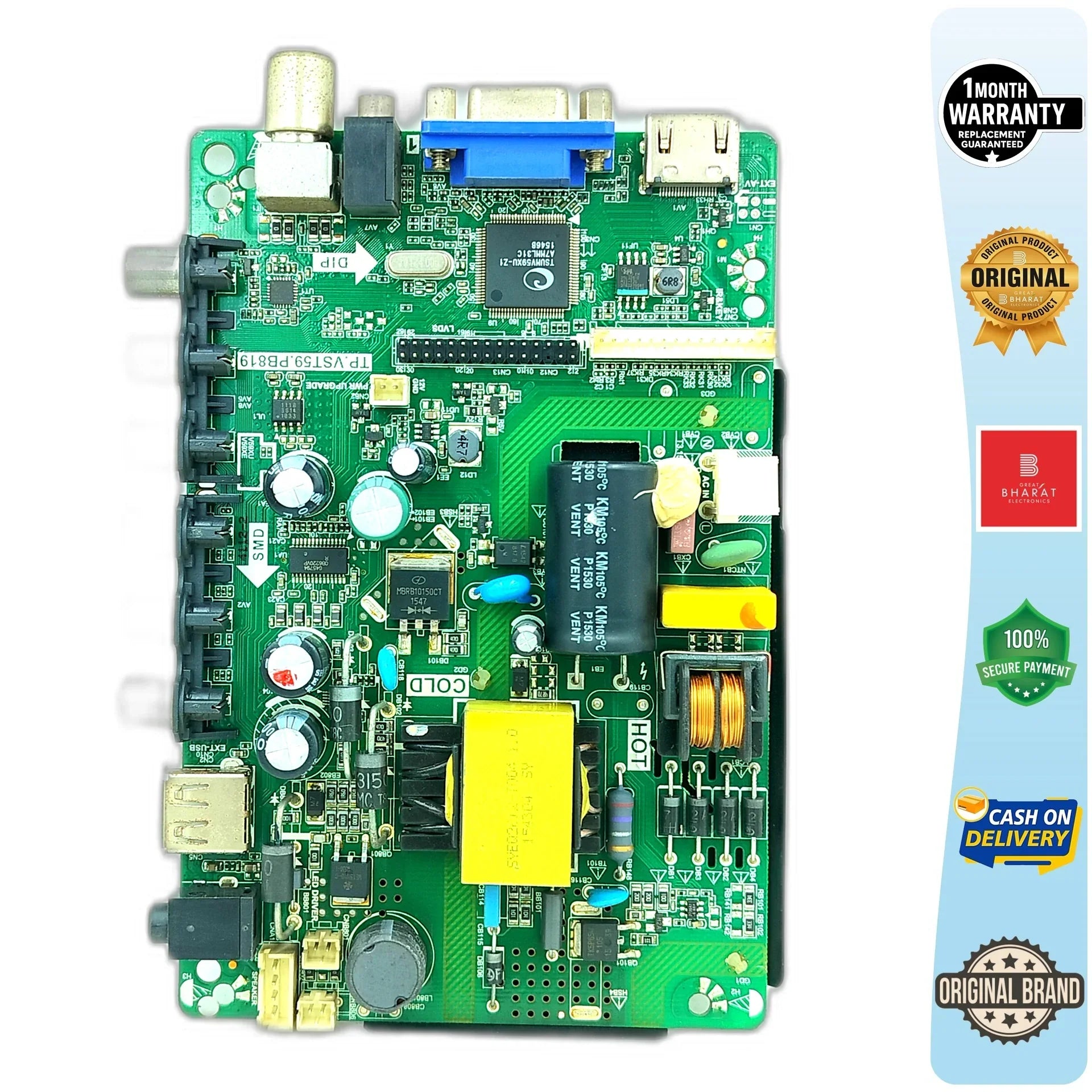China 1BLCD320H Motherboard – China 32 Inch LED TV Main Board Replacement_BorderFixed - Great Bharat Electronics