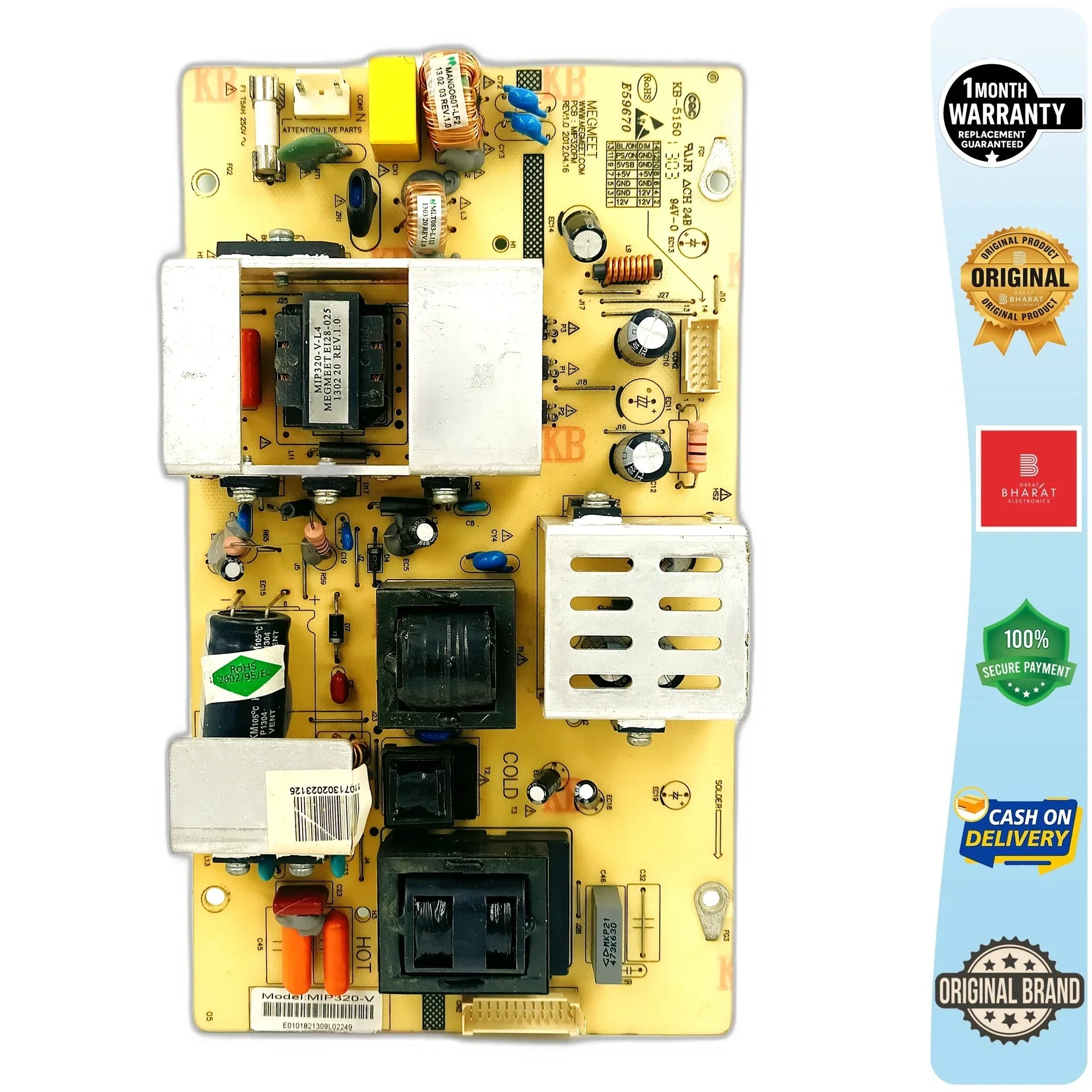 China ELCD3209V Power Supply Board – China 32 Inch LED TV SMPS Replacement - Great Bharat Electronics