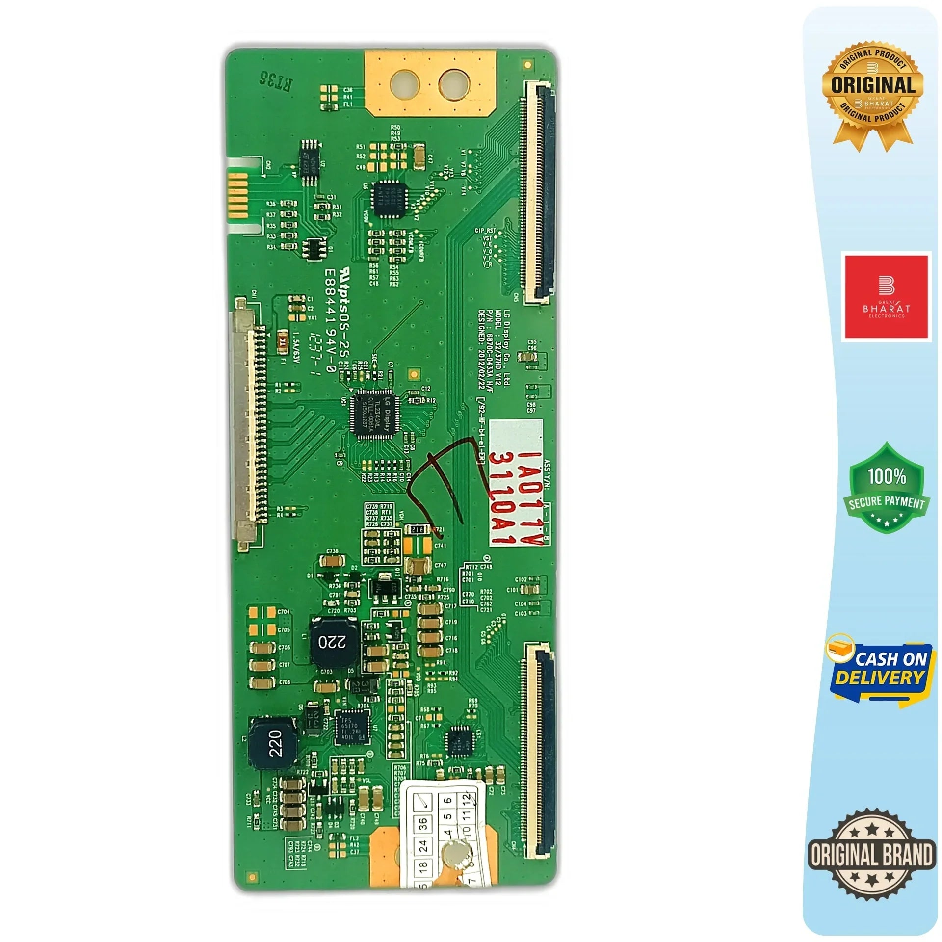 China L377010 T-Con Board – China 37 Inch LED TV Replacement Part - Great Bharat Electronics