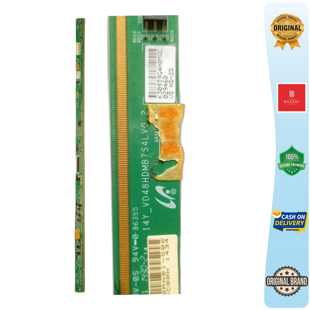 Panel Scaler PCB Board for LED TV - Number 14Y-VD48HDMMB7S4LV0.2