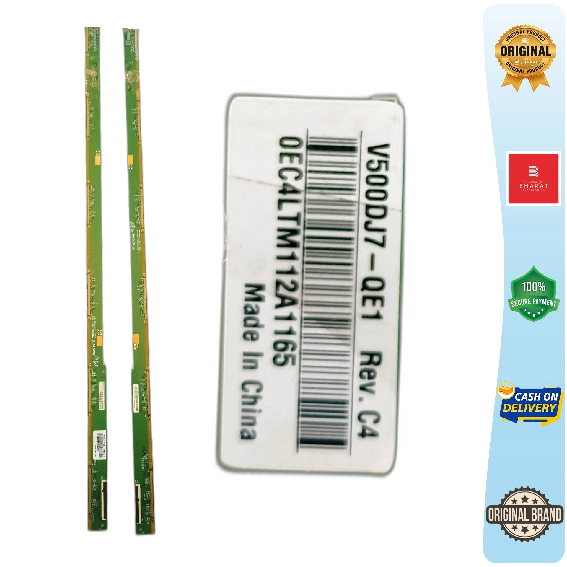 PCB Number V500DJ7-QE1 Rev. C4 LED TV Panel PCB Board, LED TV Scaler PCB Board