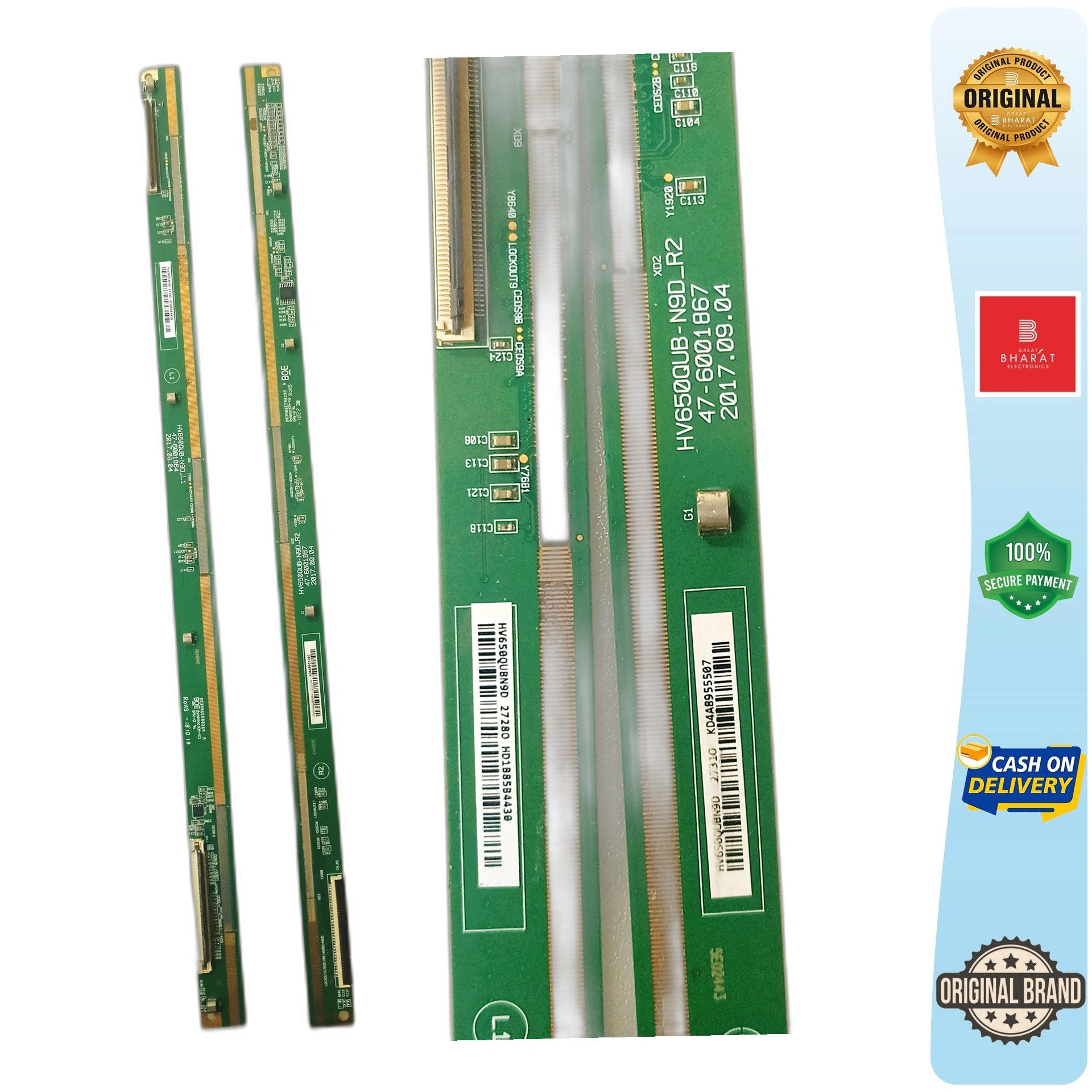 PCB Number HV650QUBN9D LED TV Panel PCB Board, LED TV Scaler PCB Board