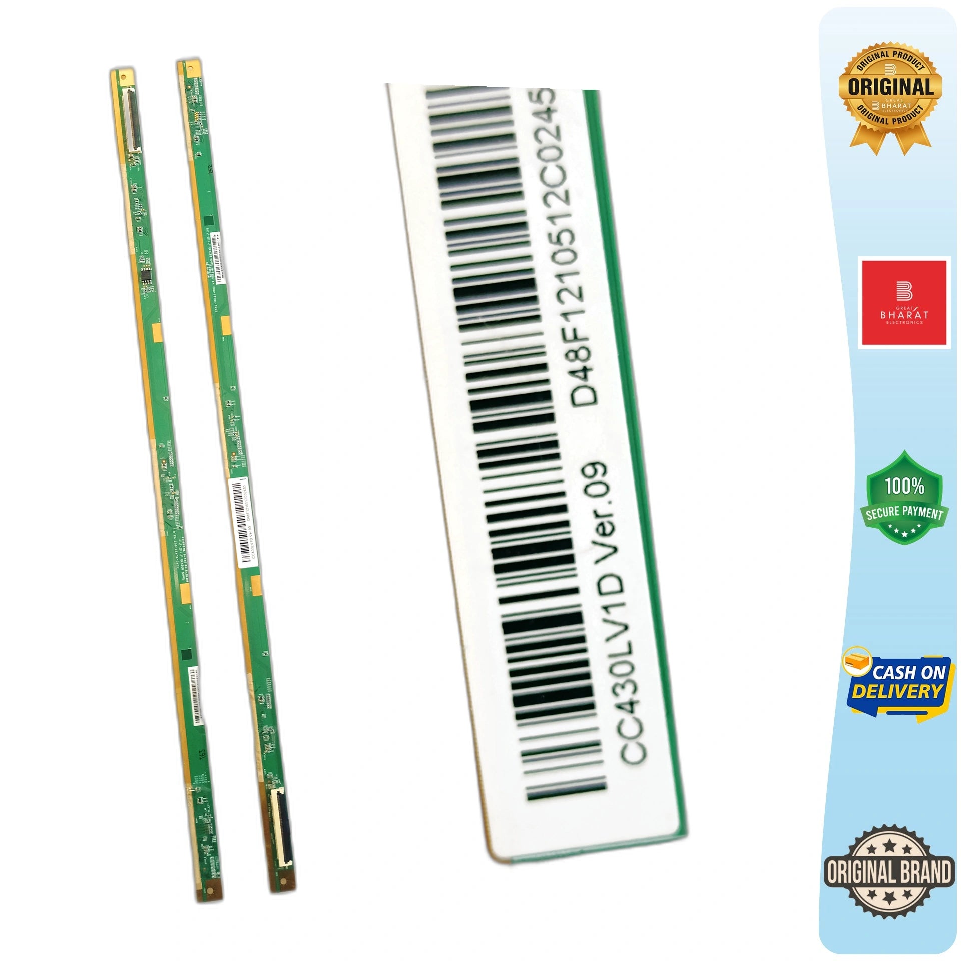 PCB Number CC430LV1D Ver.09 LED TV Panel PCB Board, LED TV Scaler PCB Board