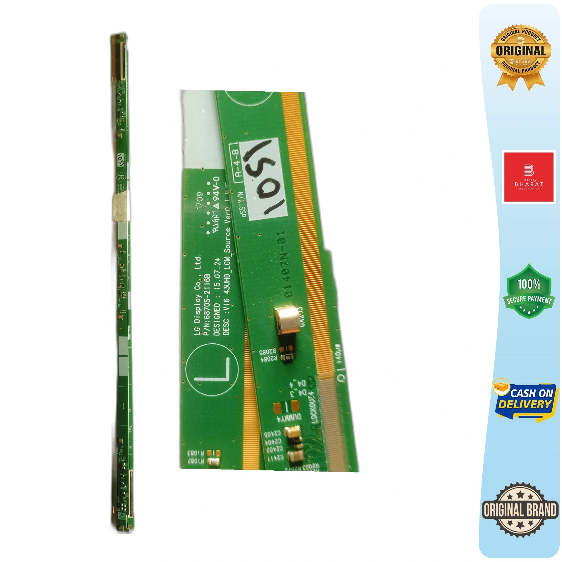 LED TV Scaler PCB Board - PCB Number 43UHD