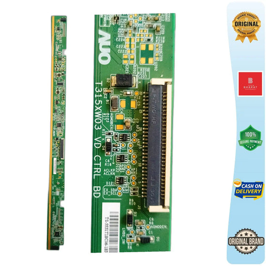 PCB సంఖ్య T315XW03 VD CTRL BD LED TV ప్యానెల్ PCB బోర్డు, LED TV స్కేలర్ PCB బోర్డు