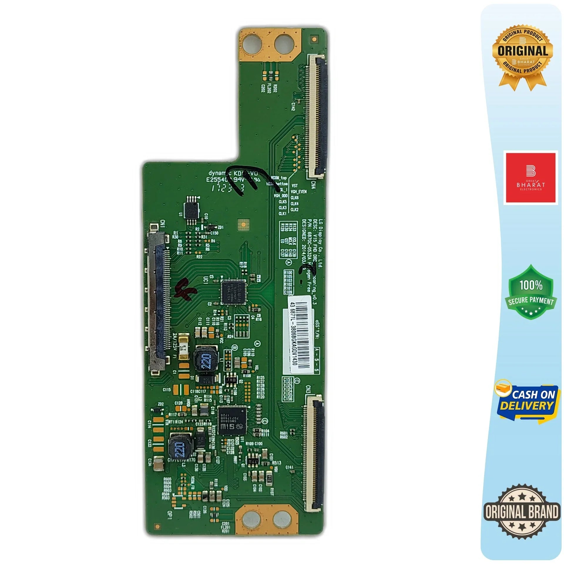 Panasonic TH43ES630D T-con Board for 43 Inch LED TV - Great Bharat Electronics