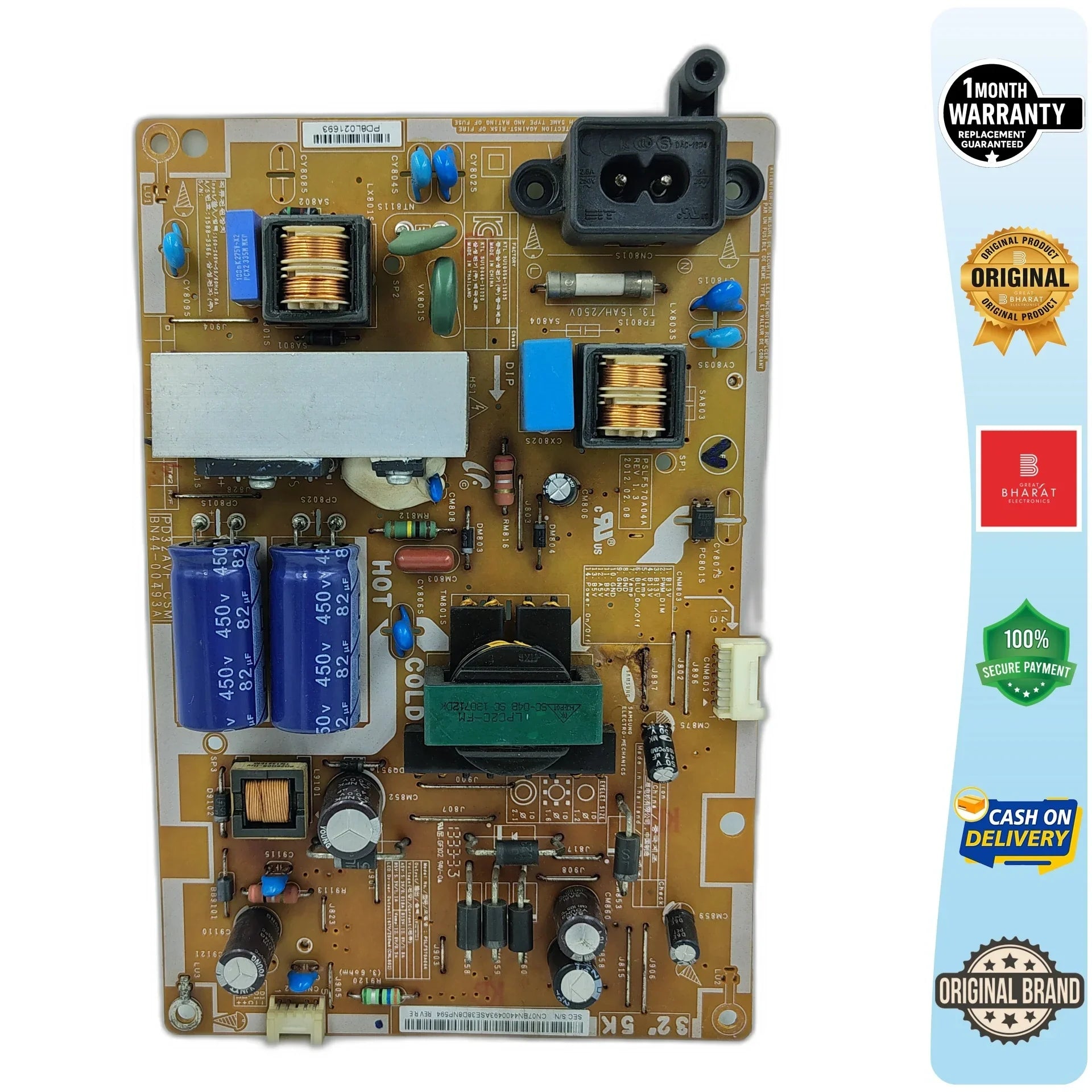 Samsung UA32EH5300 Power Supply for 32 Inch LED TV - Great Bharat Electronics