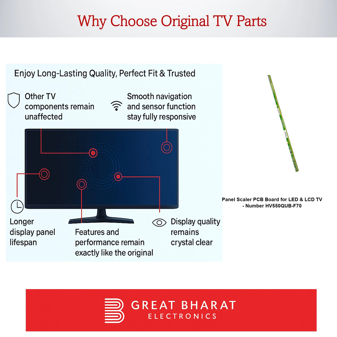 PCB Number HV550QUB-F70 LED TV Panel PCB Board, LED TV Scaler PCB Board