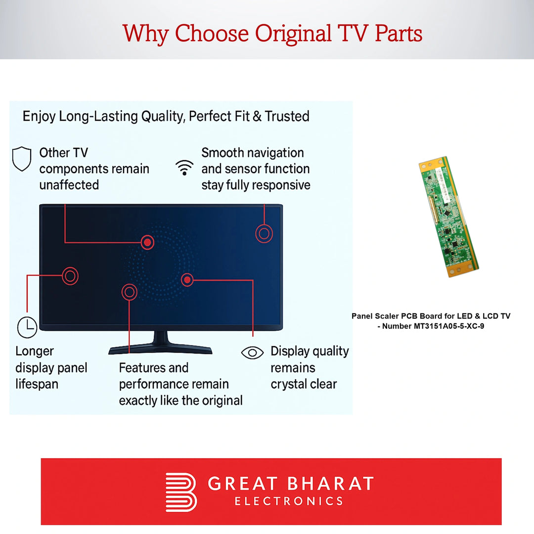PCB Number MT3151A05-5-XC-9 LED TV Panel PCB Board, LED TV Scaler PCB Board