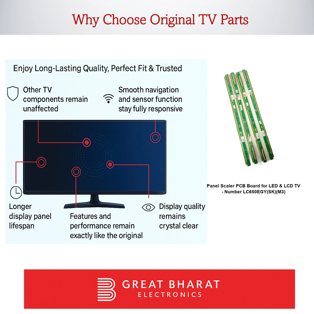 PCB Number LC650EGY(SK)(M3) LED TV Panel PCB Board, LED TV Scaler PCB Board