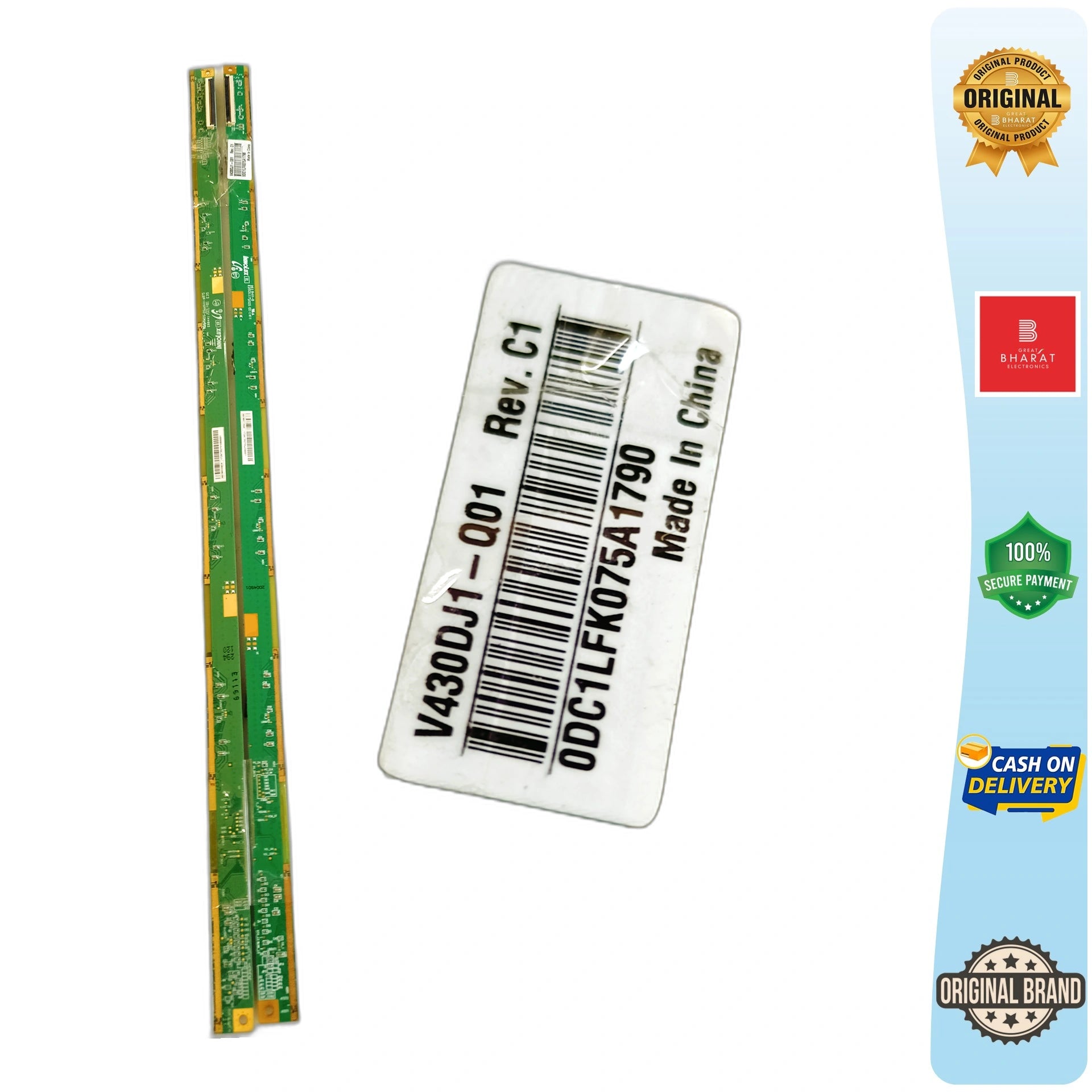 PCB Number V430DJ1-Q01 Rev.C1 LED TV Panel PCB Board, LED TV Scaler PCB Board