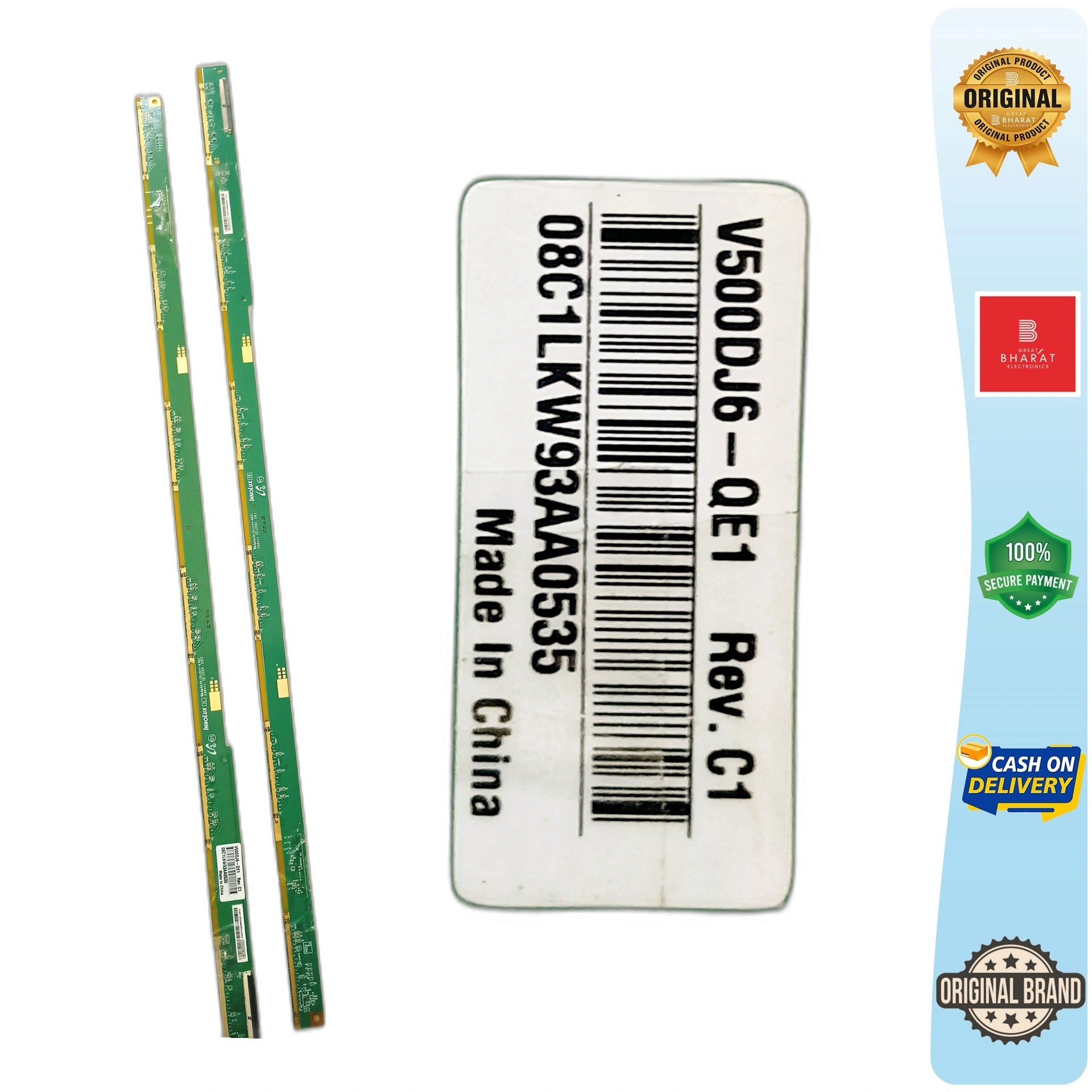 PCB Number V500DJ6-QE1 Rev.C1 LED TV Panel PCB Board, LED TV Scaler PCB Board