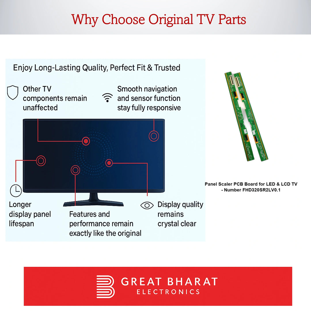 PCB Number FHD320SR2LV0.1 LED TV Panel PCB Board, LED TV Scaler PCB Board