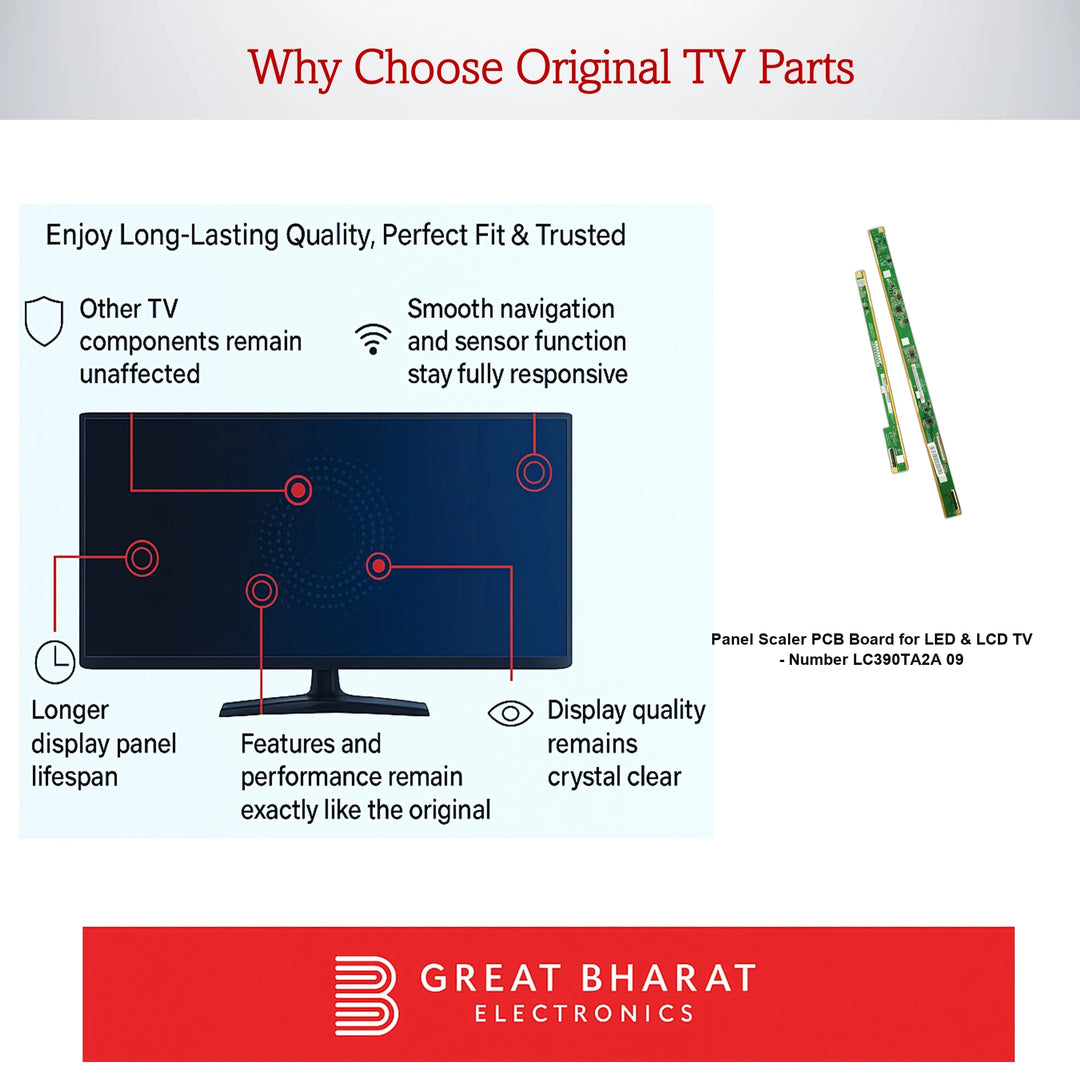 PCB Number LC390TA2A 09 LED TV Panel PCB Board, LED TV Scaler PCB Board