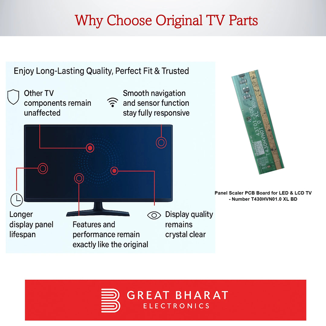 LED/LCD TV Scaler PCB Board - PCB T430HVN01.0 XL BD