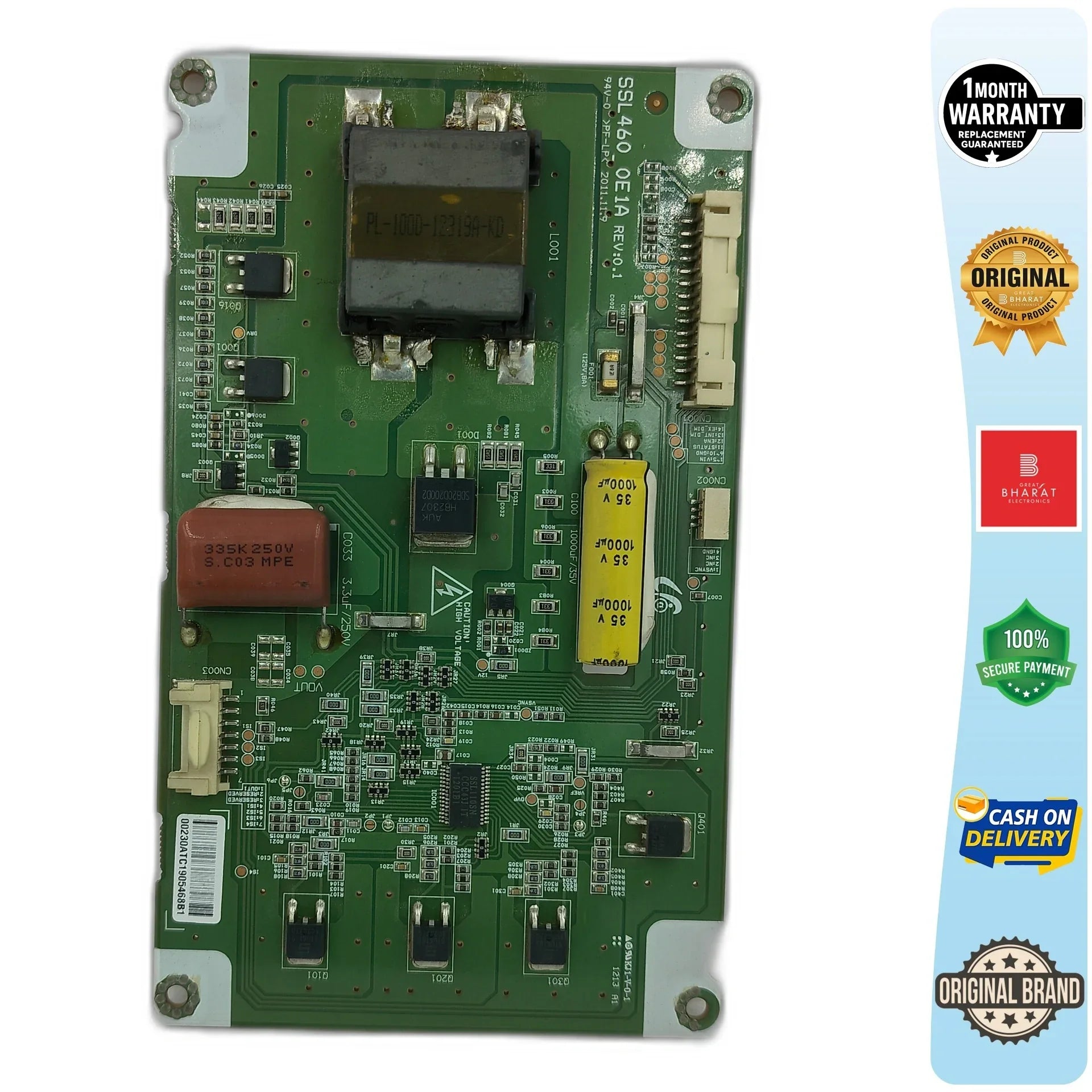 Toshiba 46PX200ZE PCB (LED DRIVER) Replacement for 46 Inch LED TV - Great Bharat Electronics