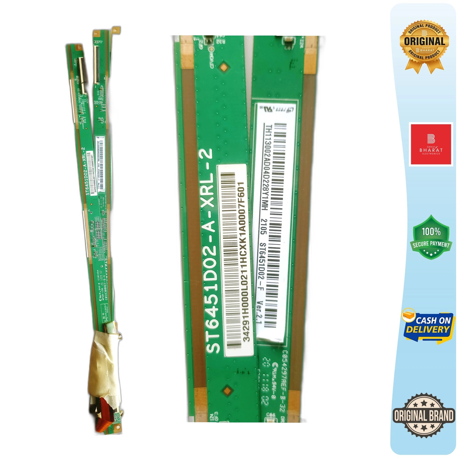 Panel Scaler PCB Board for LED TV - Number ST6451D02-A-XLR-2