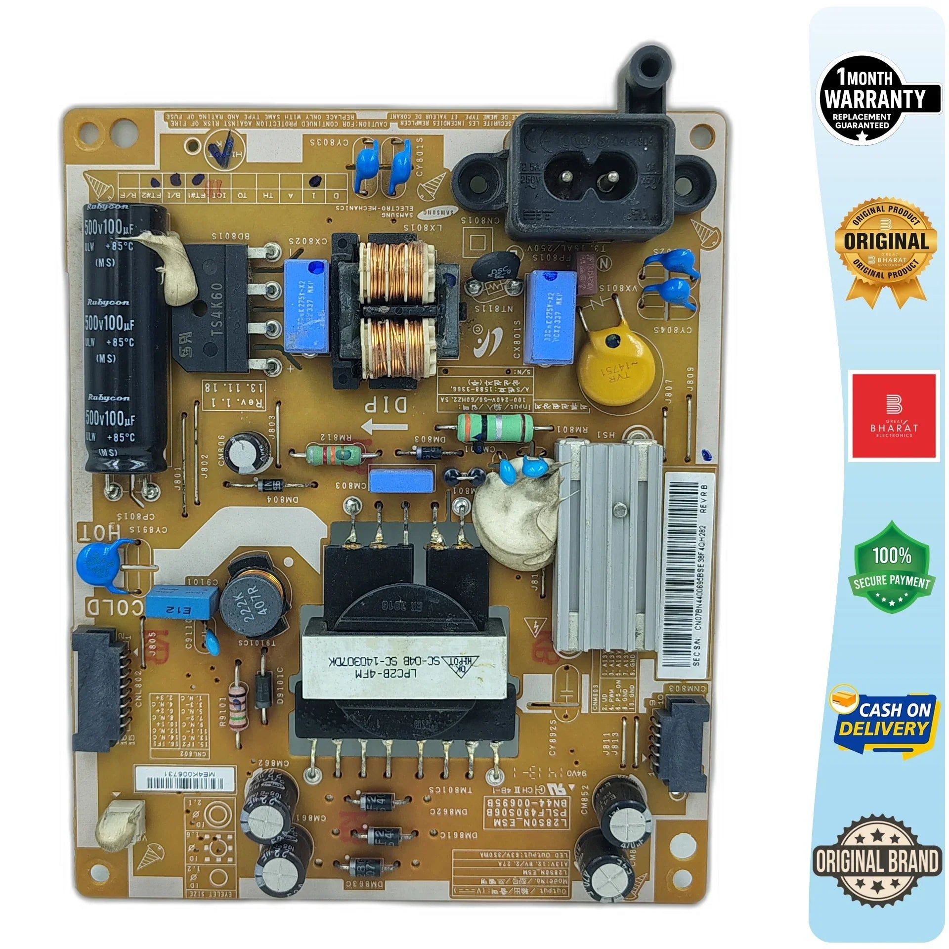 Samsung UA28H4100AR Power Supply for 28 Inch LED TV - Great Bharat Electronics