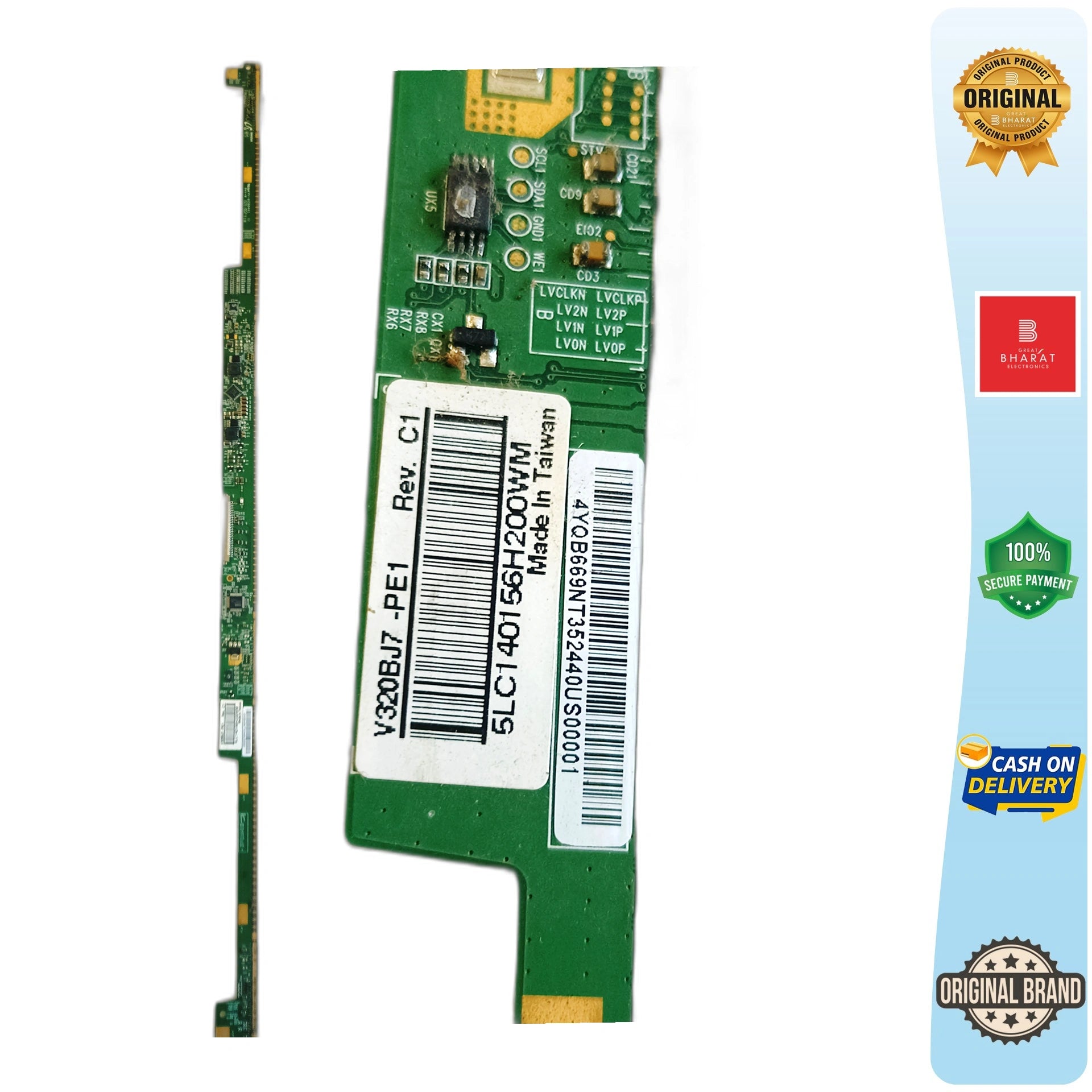 PCB Number V320BJ7-PE1 LED TV Panel PCB Board, LED TV Scaler PCB Board