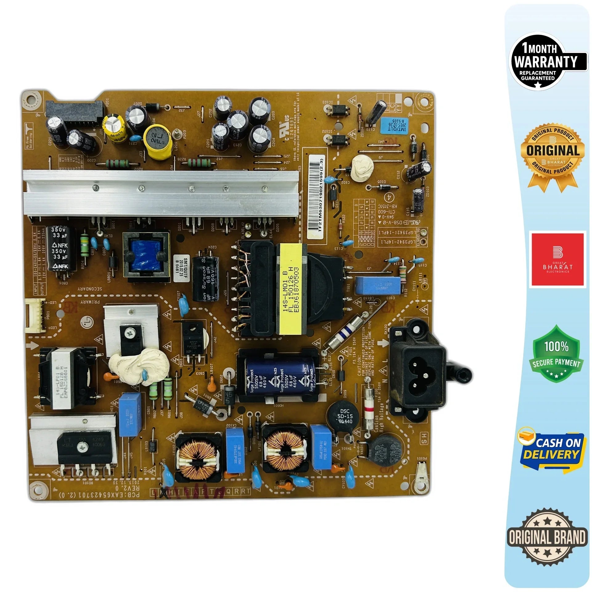 LG 42LB623T-TF Power Supply for 42 Inch LED TV - Great Bharat Electronics