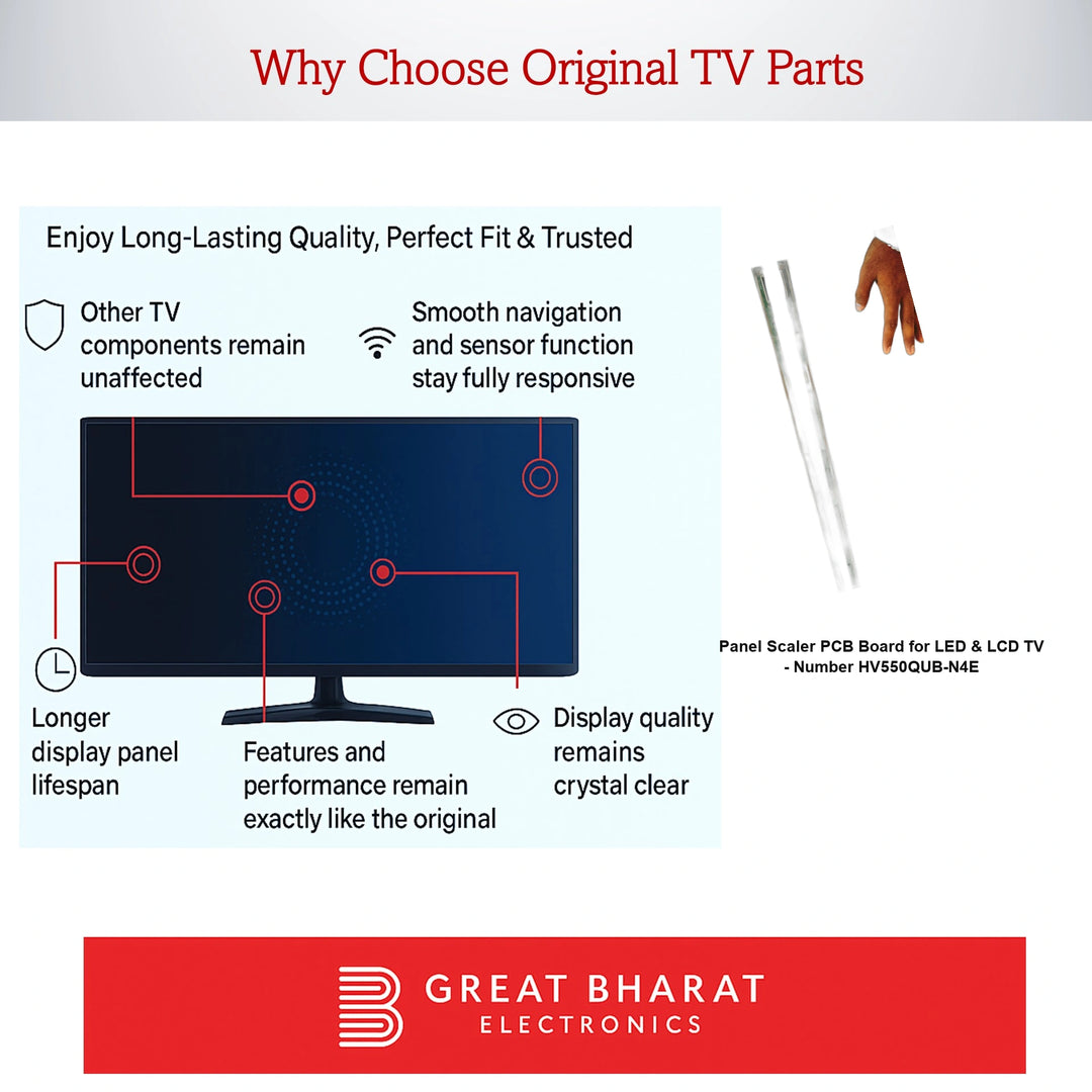 PCB Number HV550QUB-N4E LED TV Panel PCB Board, LED TV Scaler PCB Board