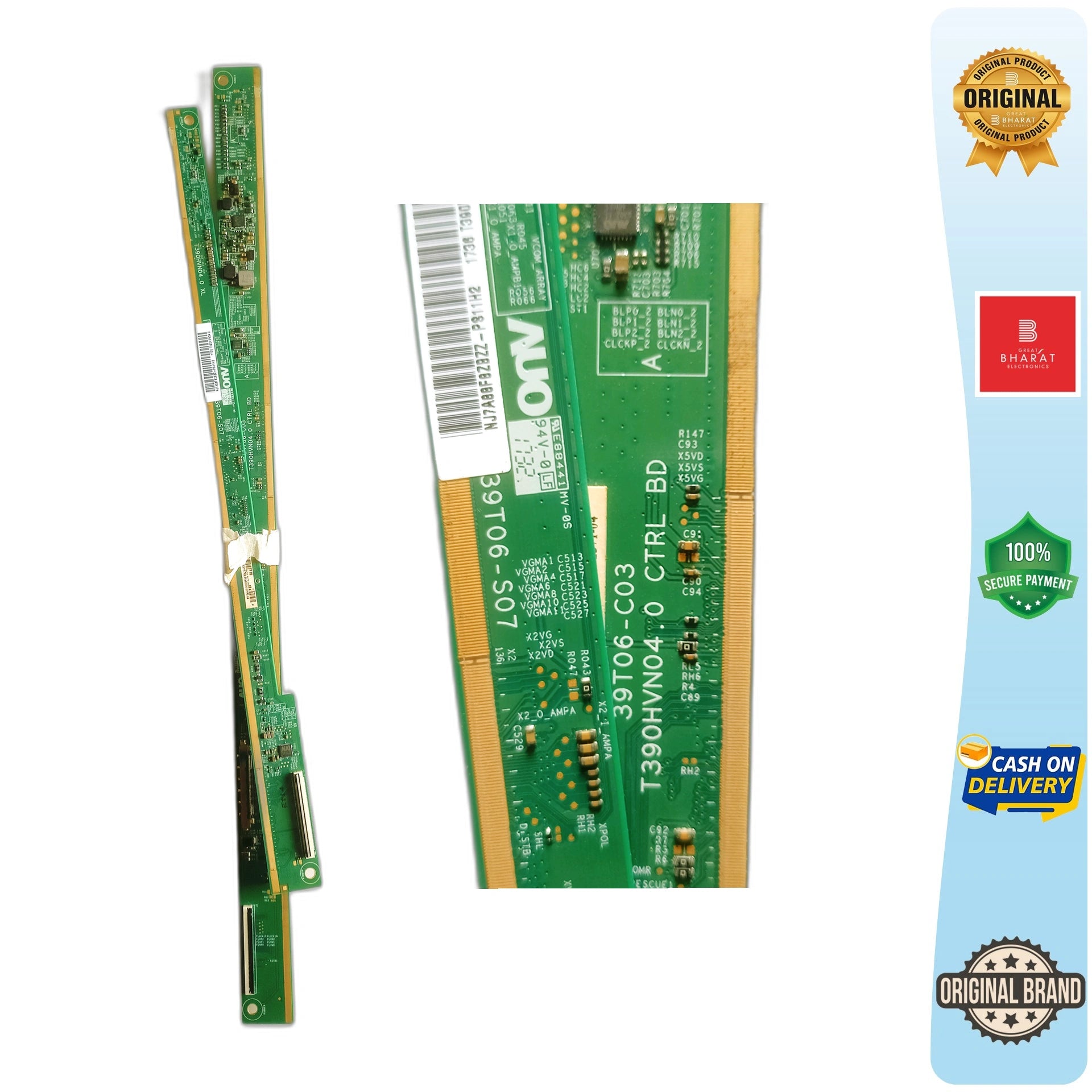 LED TV Scaler PCB Board - PCB Number T390HVN04. CTRL BD