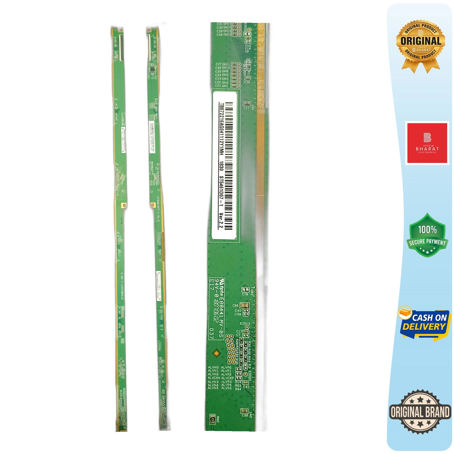 PCB Number ST5461D07-1-XR-2 LED TV Panel PCB Board, LED TV Scaler PCB Board